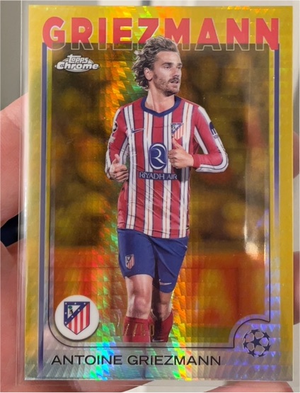 2024-25 Topps Chrome UEFA Club Competitions #8 Antoine Griezmann — front