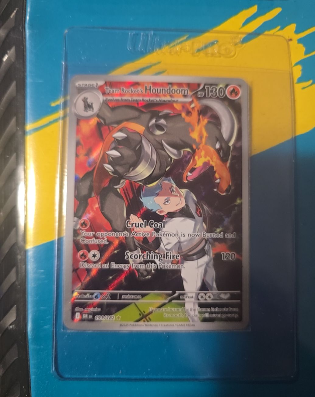 2025 Pokemon SV10 #191 Team Rocket's Houndoom — front