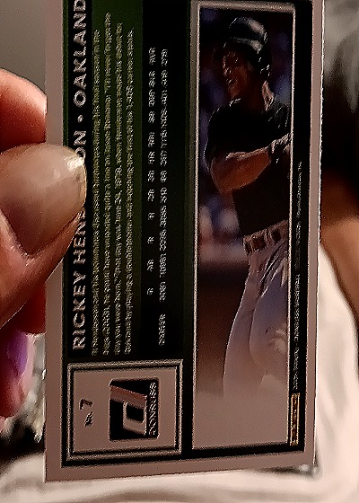 2025 Donruss #7 Rickey Henderson — back