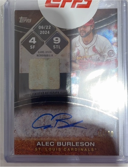 2025 Topps Series 2 Rounding The Bases #Alec Burleson — front
