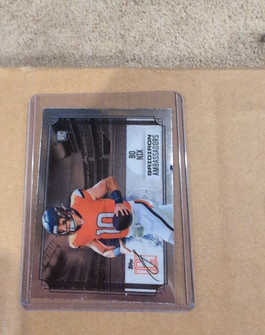 2024 Topps Signature Class #GA-4 Bo Nix — front