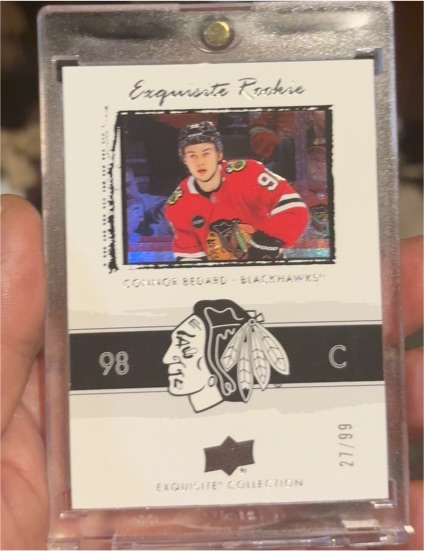 2018-19 Upper Deck Exquisite Collection #98 Connor Bedard — front