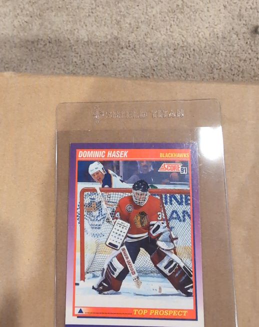 1991 Score #316 Dominic Hasek — front