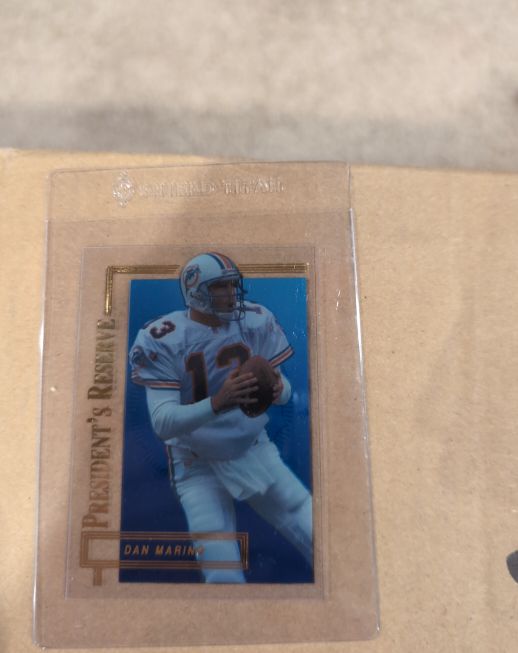 1996 Upper Deck President's Reserve #PR-3 Dan Marino — front