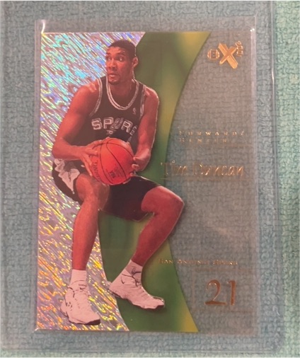 1997-98 Skybox E-X 2001 #21 Tim Duncan — front