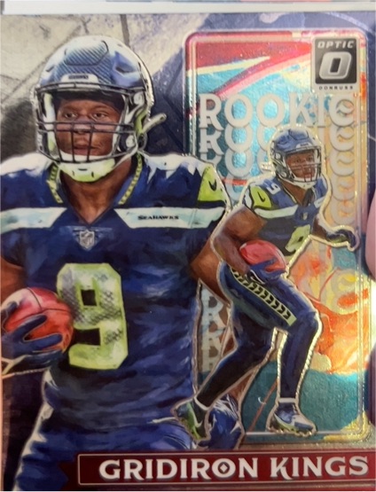 2022 Donruss Optic #RGK-14 Kenneth Walker III Rookie Gridiron Kings — front