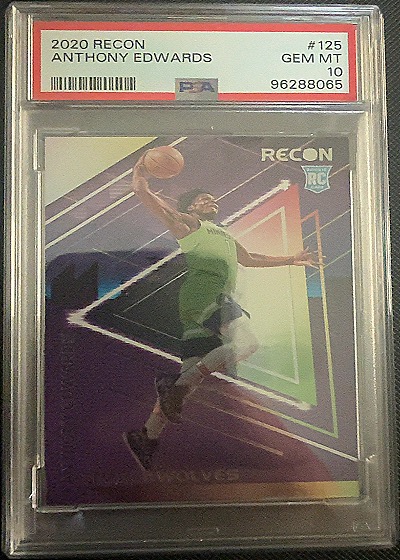 2020 Panini Recon #125 Anthony Edwards — front