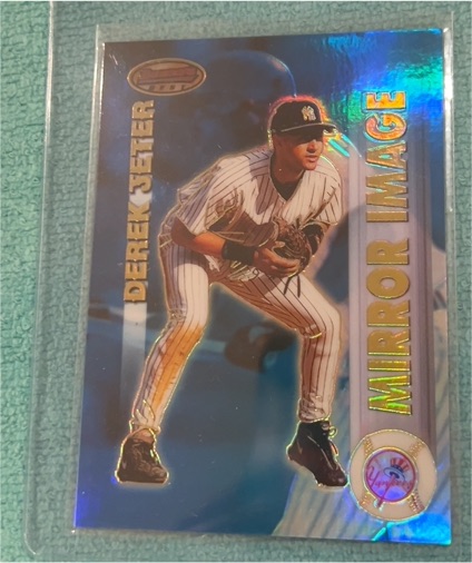 1999 Bowman's Best #M3 Derek Jeter Mirror Image — front
