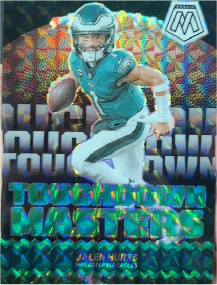 2024 Panini Mosaic Touchdown Masters #TM-JHS Jalen Hurts — front