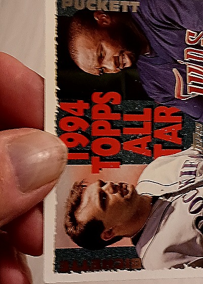 1995 Topps #390 Dante Bichette / Kirby Puckett — front