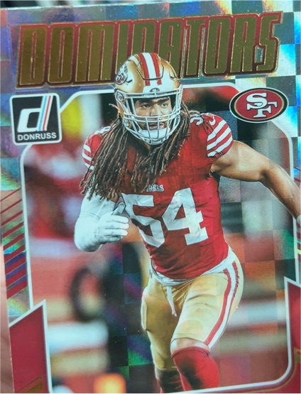 2024 Donruss #31 Fred Warner Dominators — front