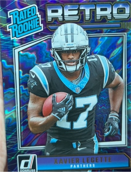 2024 Donruss #13 Xavier Legette Rated Rookies Retro — front