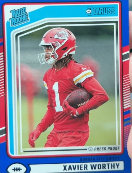 2024 Panini Donruss #398 Xavier Worthy — front
