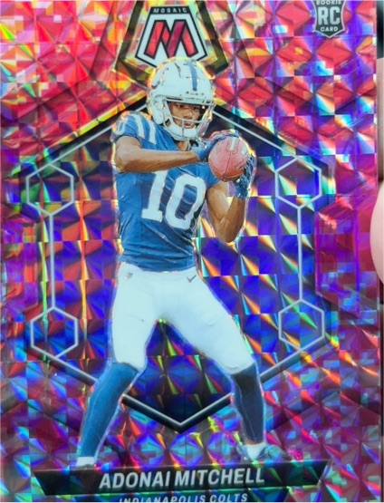 2024 Panini Mosaic #350 Adonai Mitchell — front