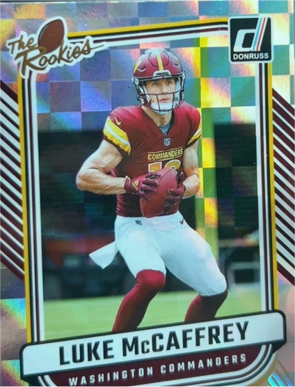 2024 Donruss Football #TR-22 Luke McCaffrey The Rookies — front