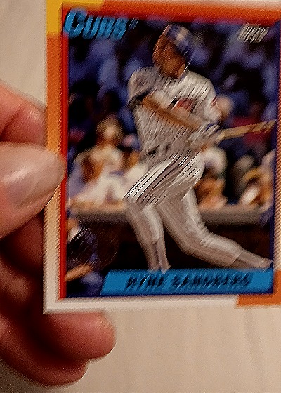 1990 Topps #473 Ryne Sandberg — front