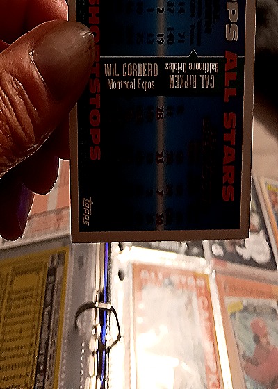 1991 Topps #25 Wil Cordero — back