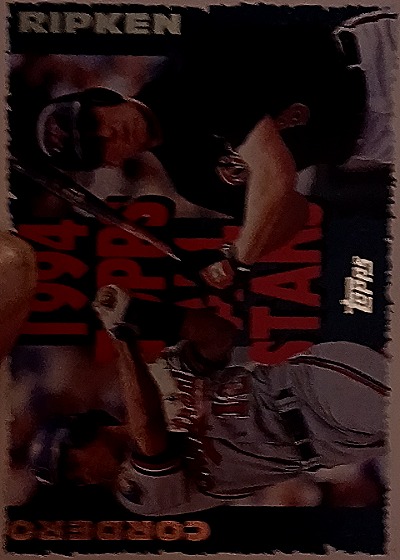 1995 Topps #387 Cal Ripken Jr. / Wil Cordero — front
