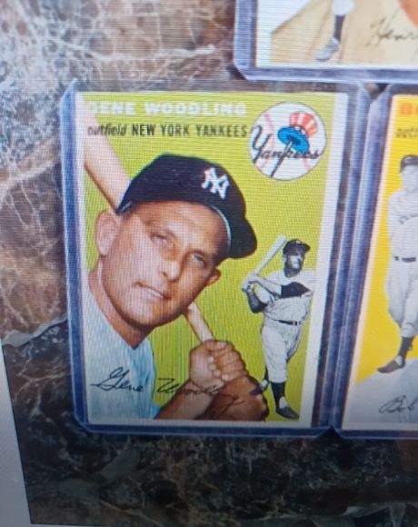 1954 Topps #101 Gene Woodling — front