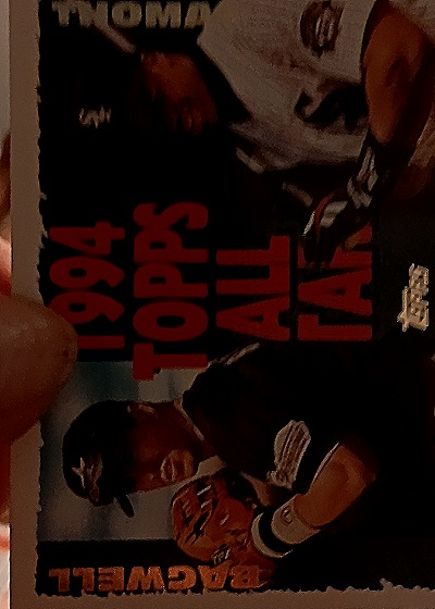 1995 Topps #384 Frank Thomas / Jeff Bagwell — front