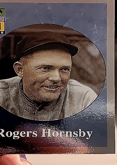 2001 Topps Chrome #BT6 Rogers Hornsby — front