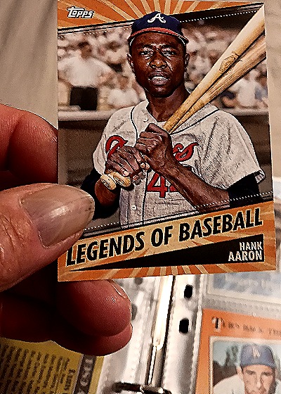 2021 Topps Opening Day #LOB-7 Hank Aaron — front