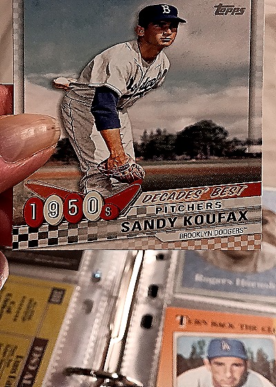 2020 Topps Update Decades' Best #DB-9 Sandy Koufax — front