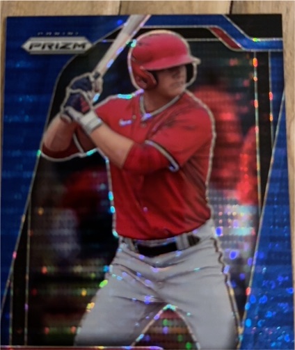 2025 Panini Prizm Blue Ice Baseball Card — front