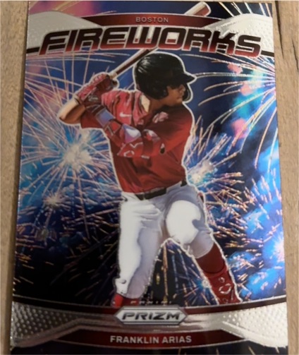 2025 Panini Prizm Fireworks #18 Franklin Arias — front