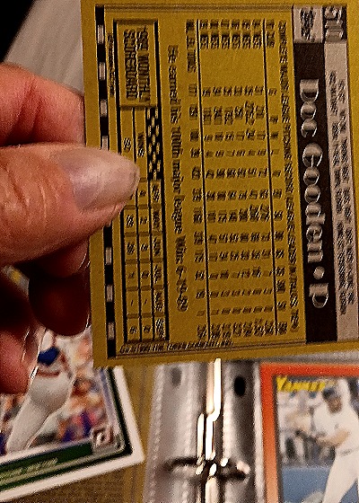 1990 Topps Traded Doc Gooden Mets — back