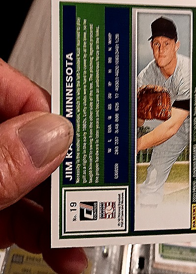 2025 Donruss Optic #19 Jim Kaat — back