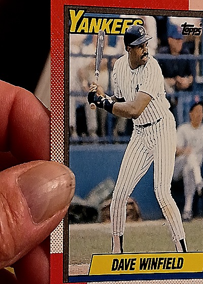1990 Topps #380 Dave Winfield — front