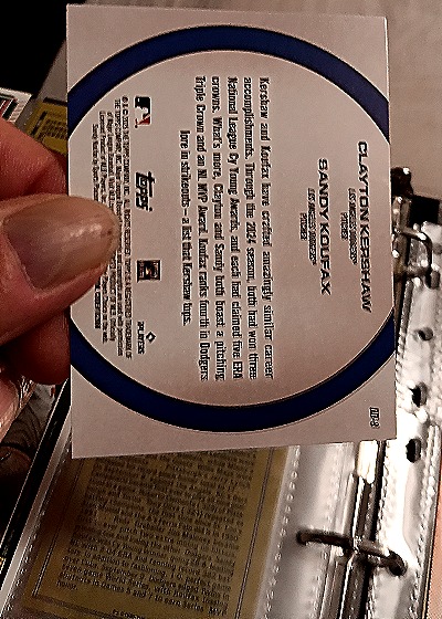 2025 Topps Series 2 #DD-8 Clayton Kershaw / Sandy Koufax — back