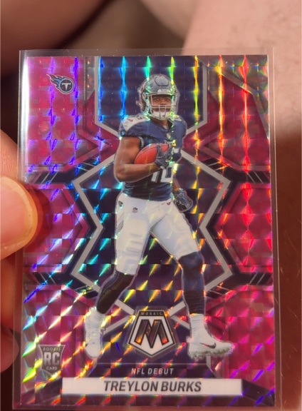 2022 Panini Mosaic #279 Treylon Burks NFL Debut Rookie — front