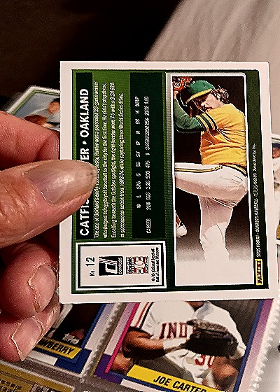 2025 Panini Donruss #12 Catfish Hunter — back
