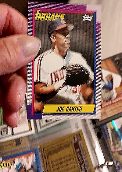 1990 Topps #580 Joe Carter — front