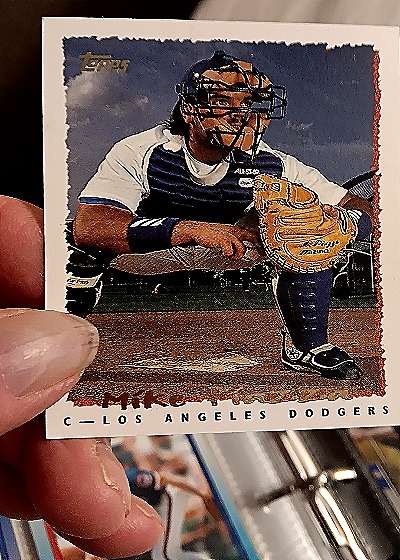 1995 Topps #466 Mike Piazza — front