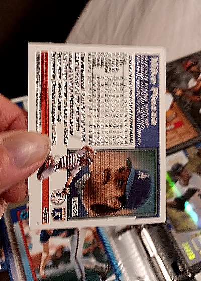 1995 Topps #466 Mike Piazza — back