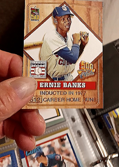 2001 Topps Post Cereal 500 Home Run Club #2 Ernie Banks — front