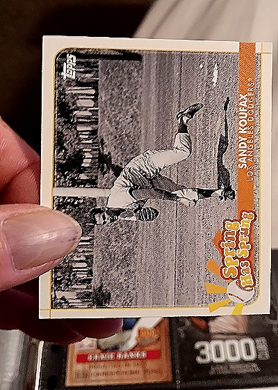 2020 Topps Opening Day Spring Has Sprung #4 Sandy Koufax — front