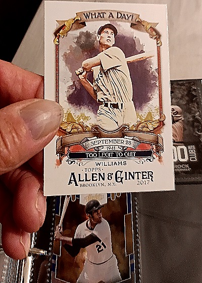 2017 Topps Allen & Ginter What a Day! #WAD-47 Ted Williams — front