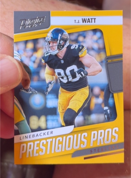 2024 Panini Prestige Prestigious Pros #PP-TWT T.J. Watt — front