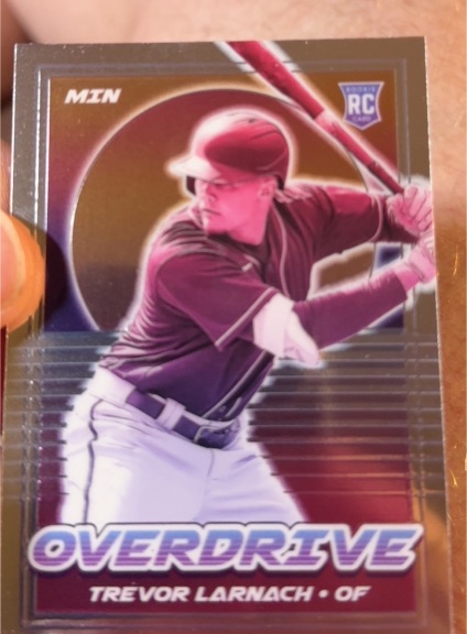2021 Panini Chronicles Overdrive #23 Trevor Larnach — front