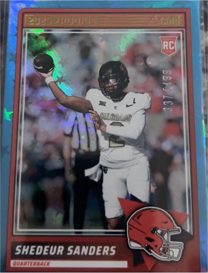 2025 Panini Score #15 Shedeur Sanders — front