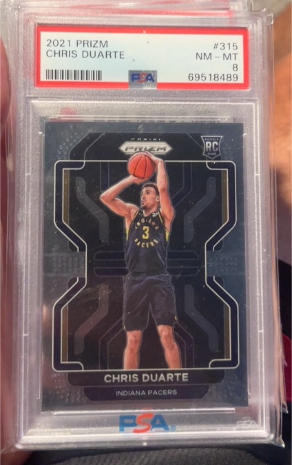2021 Panini Prizm #315 Chris Duarte — front