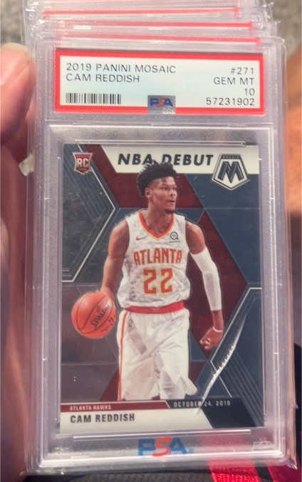 2019-20 Panini Mosaic #271 Cam Reddish NBA Debut Rookie — front