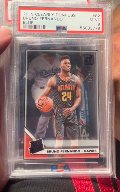 2019 Panini Clearly Donruss #82 Bruno Fernando — front