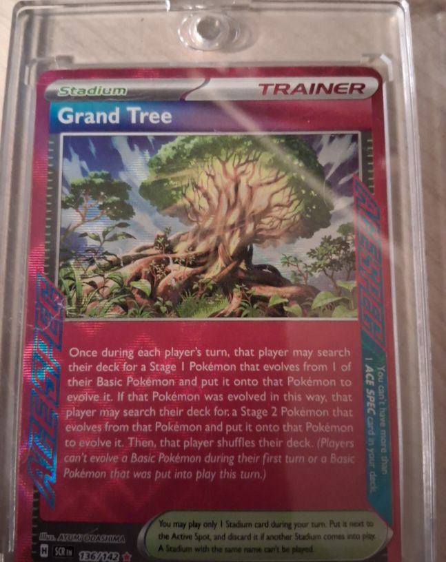 2024 Pokémon TCG Sv07: Stellar Crown #136 Grand Tree — front