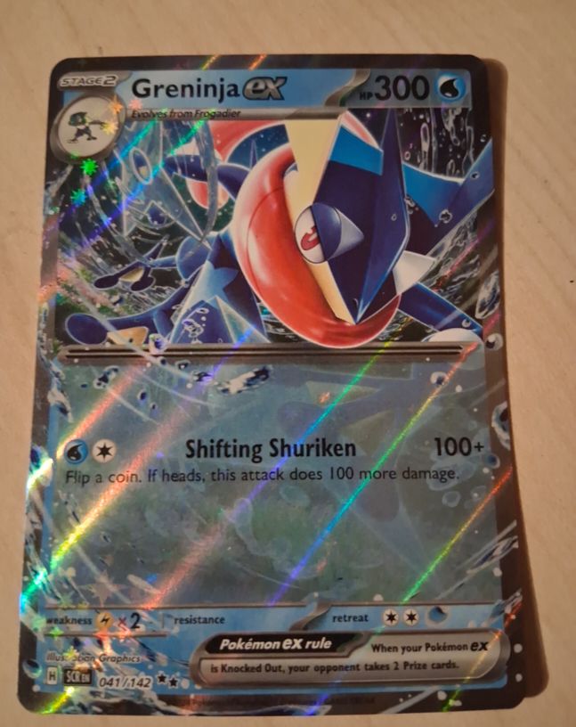 2024 Pokémon SV07 Stellar Crown #041 Greninja ex — front