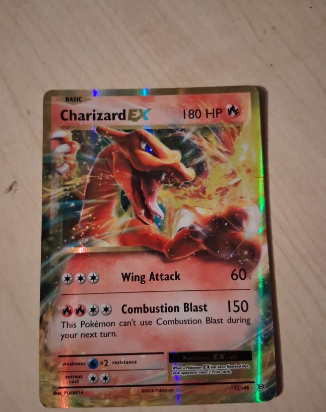 2016 Pokemon XY Evolutions #12/108 Charizard EX — front